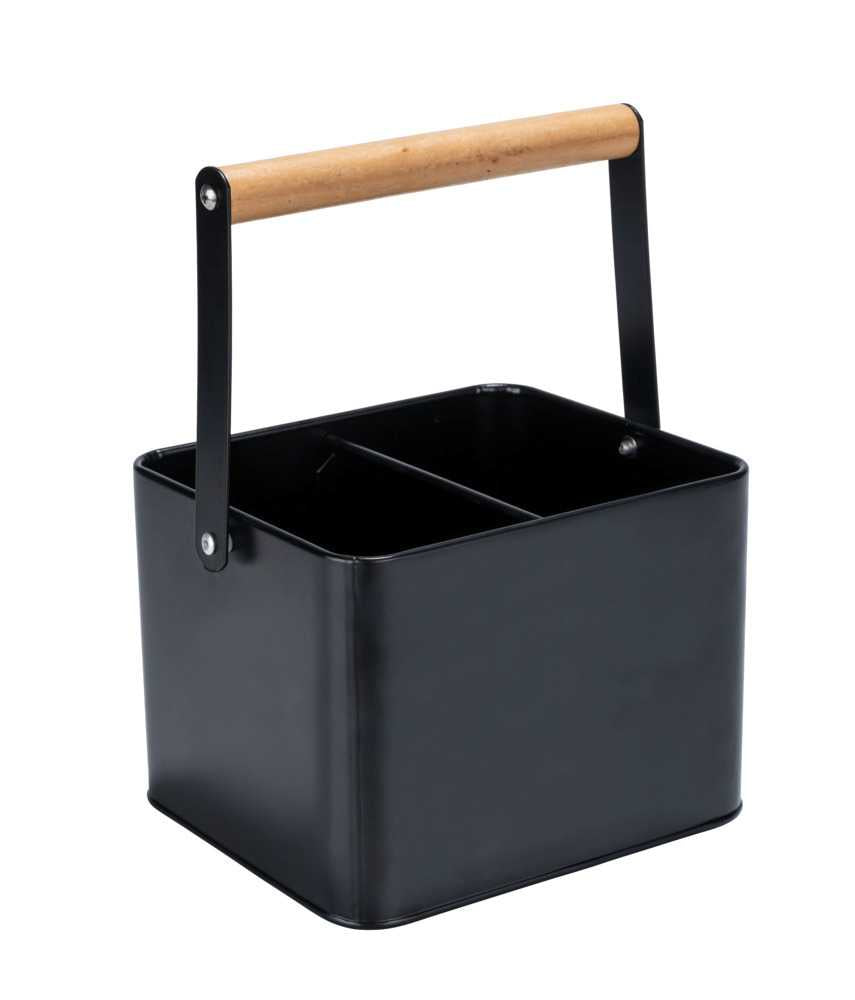 CESTINO PORTAUTENSILI CUCINA BACO NERO