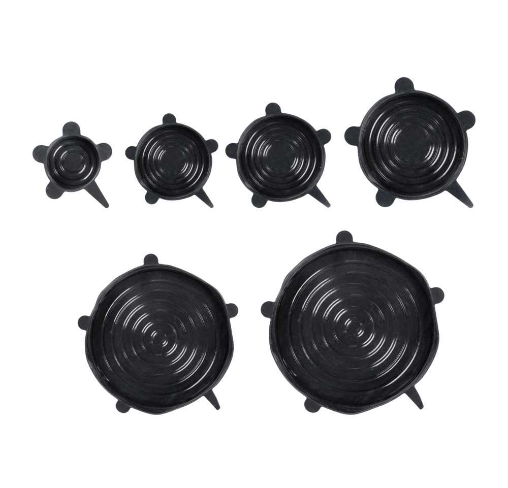SET 6 COPERCHI IN SILICONE PER BARATTOLI