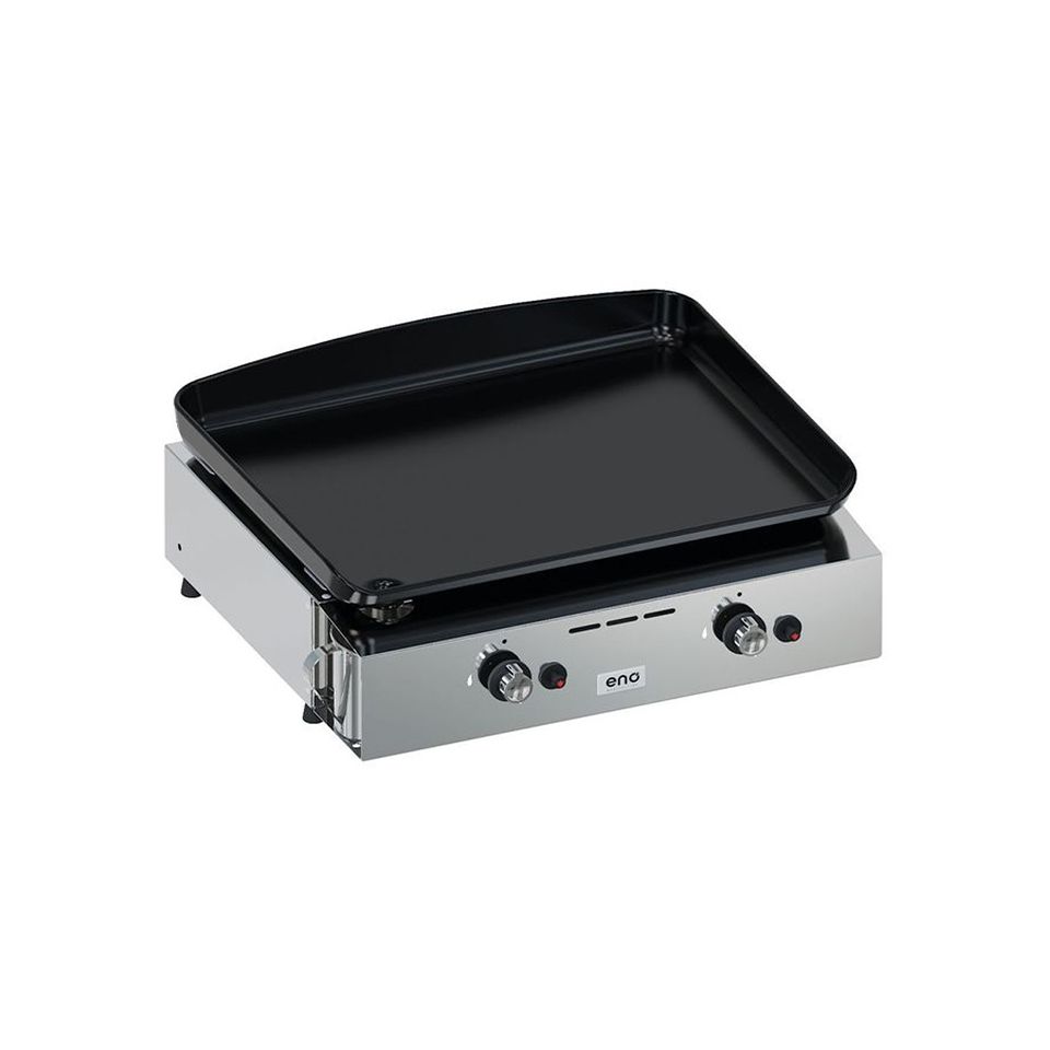 ENO Plancha a Gas Initial 50, 49 x 48 cm, Acciaio Inox