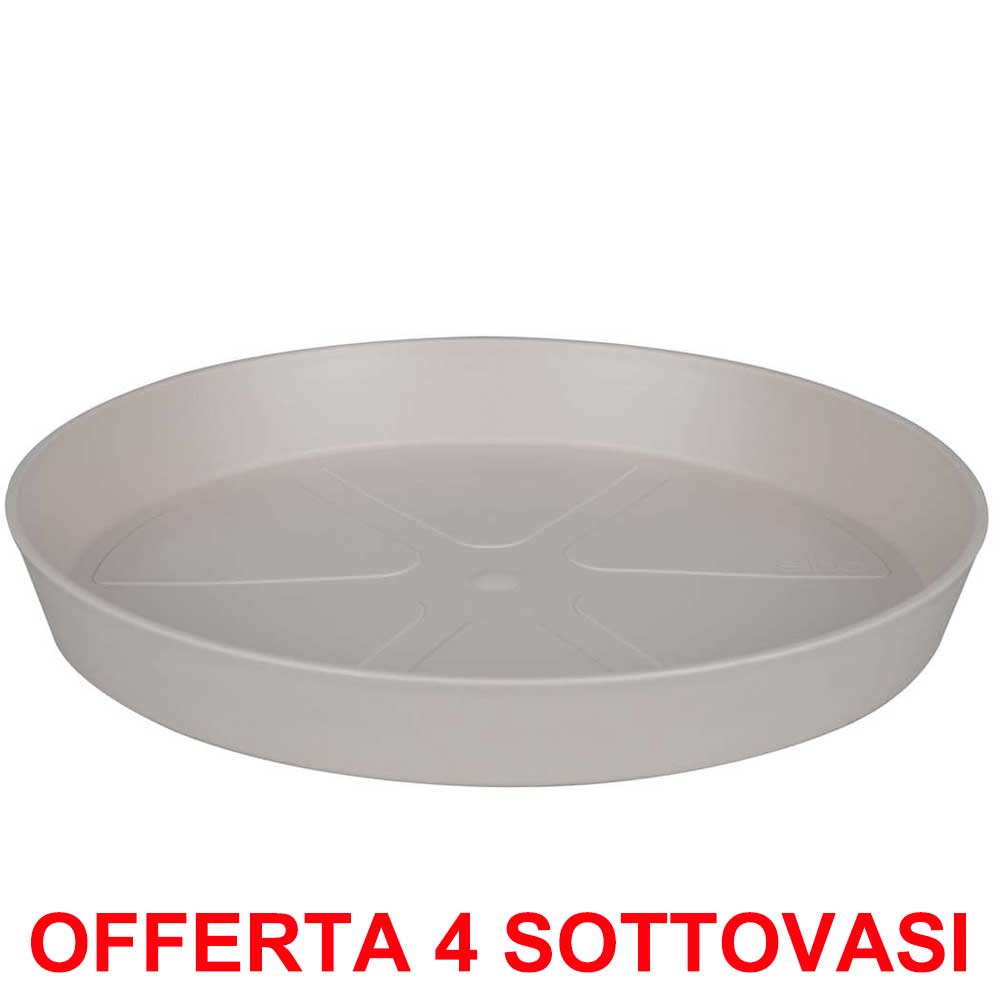 OFFERTA 4 SOTTOVASO LOFT URBAN SAUCER ROUND 14 WARM GREY