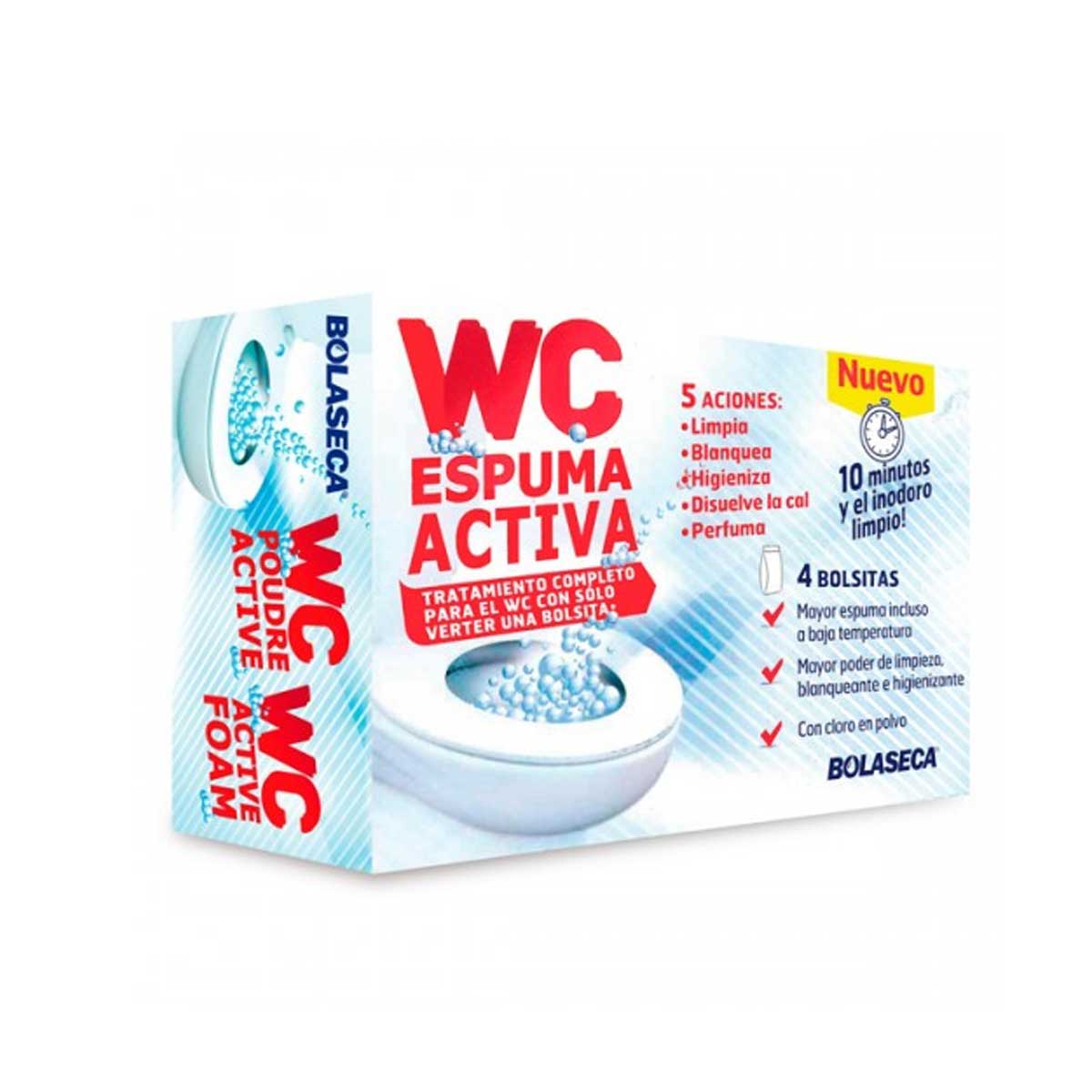TRATTAMENTO PER WC SCHIUMA ATTIVA 4 BUSTINE