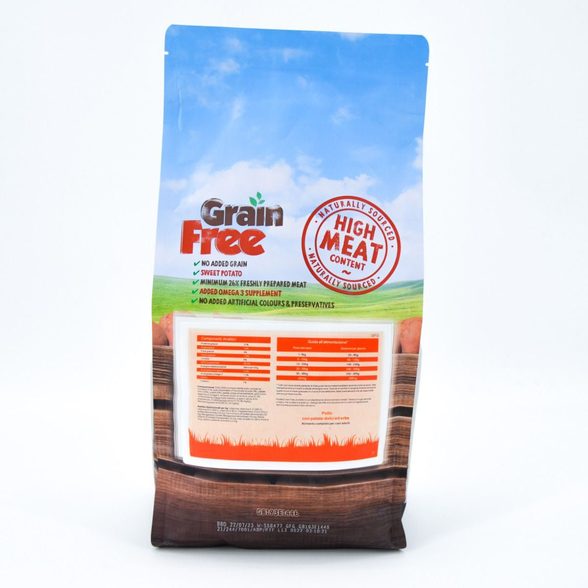 CROCCHETTE PERAGA GRAIN FREE PER CANE ADULTO 6KG POLLO