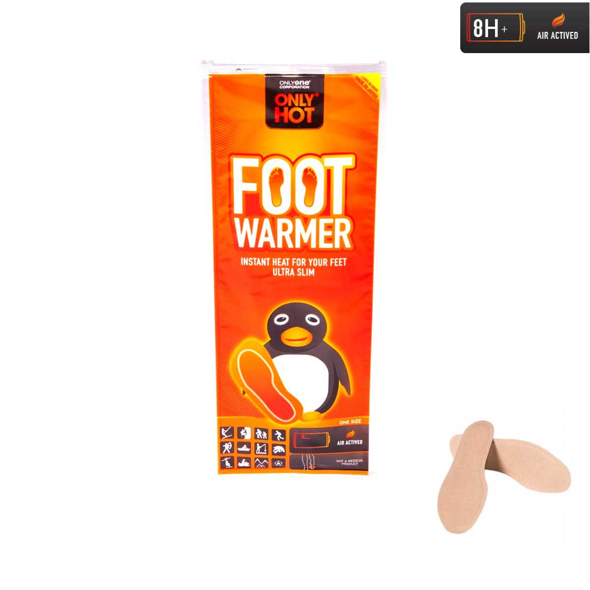 1 PAIO DI SUOLETTE SCALDAPIEDI FOOT WARMER PER SCI SPORT