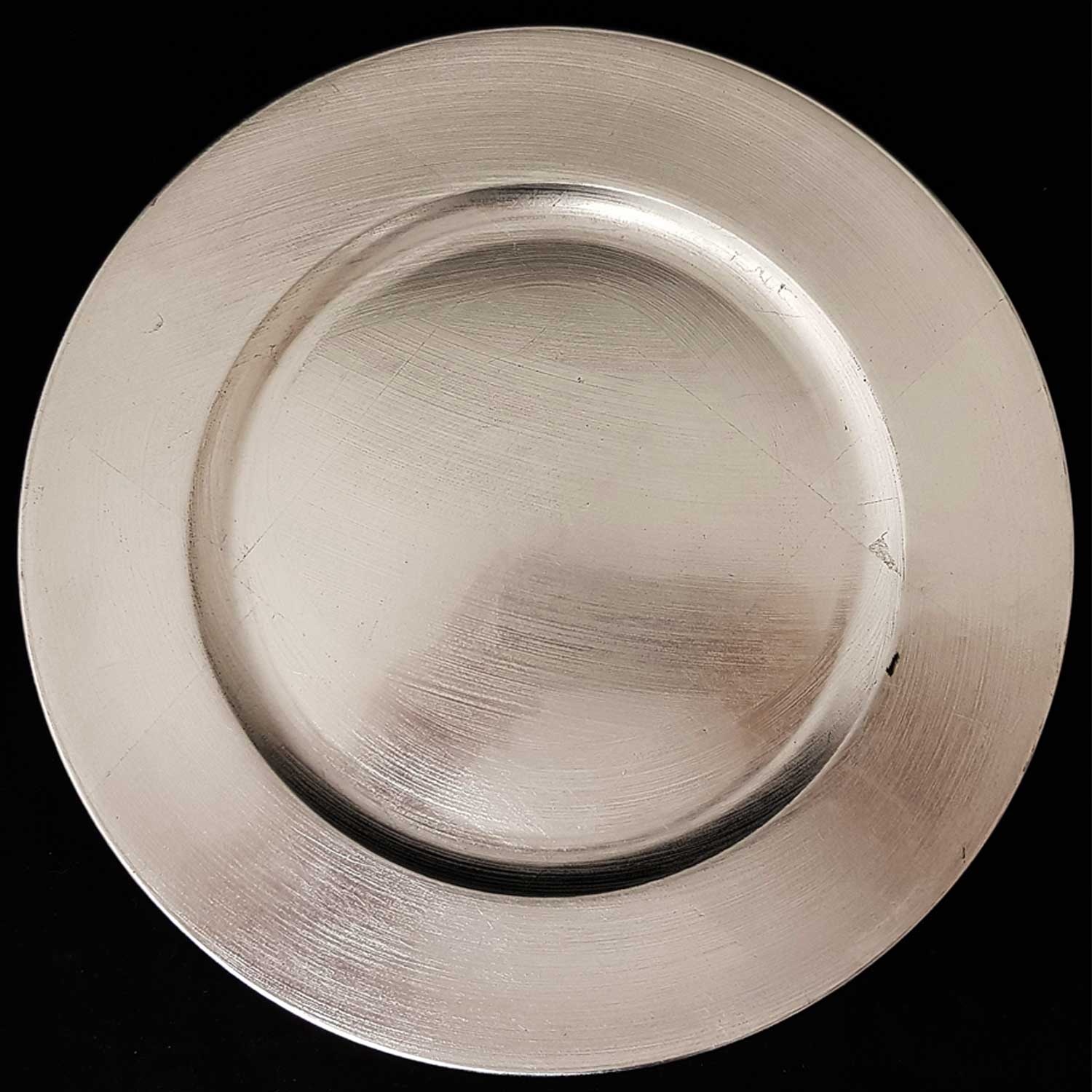 6 SOTTOPIATTI CIRCOLARI ARGENTO 33CM