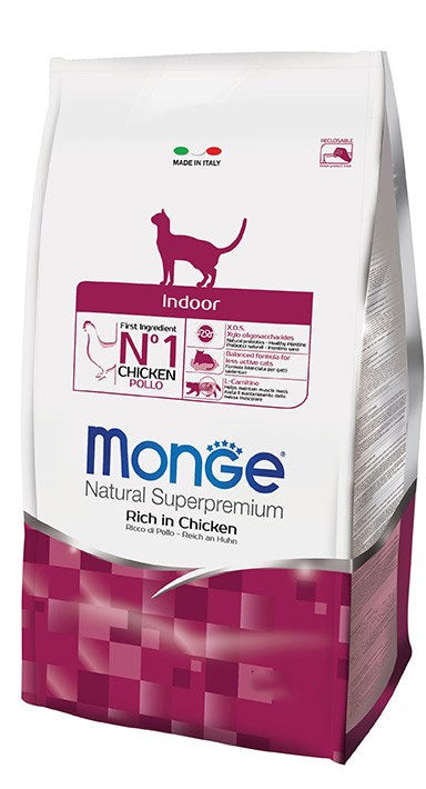 MONGE CIBO SECCO GATTO CROCCANTINI INDOOR 400 GR