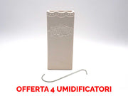 OFFERTA 4 UMIDIFICATORI IN CERAMICA CON ROSE PER TERMOSIFONI
