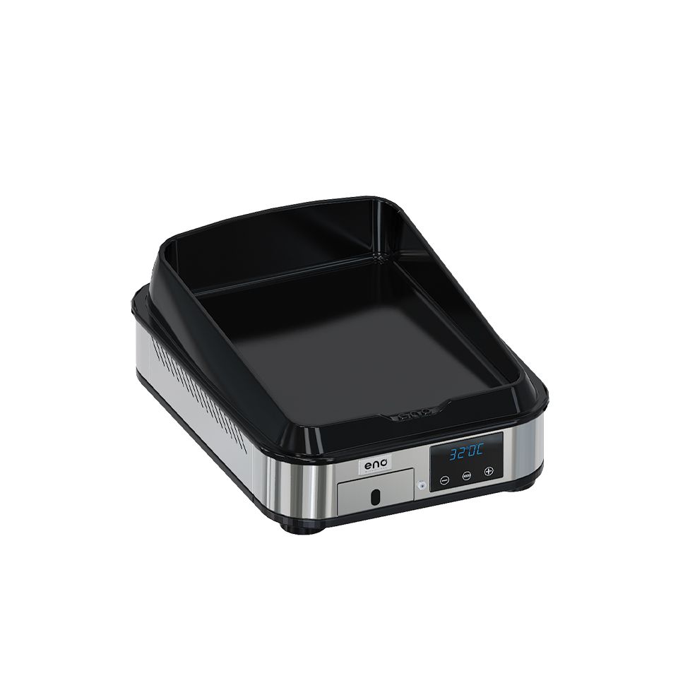 ENO Plancha Elettrica Enosign 40 Inox 24×41×57cm