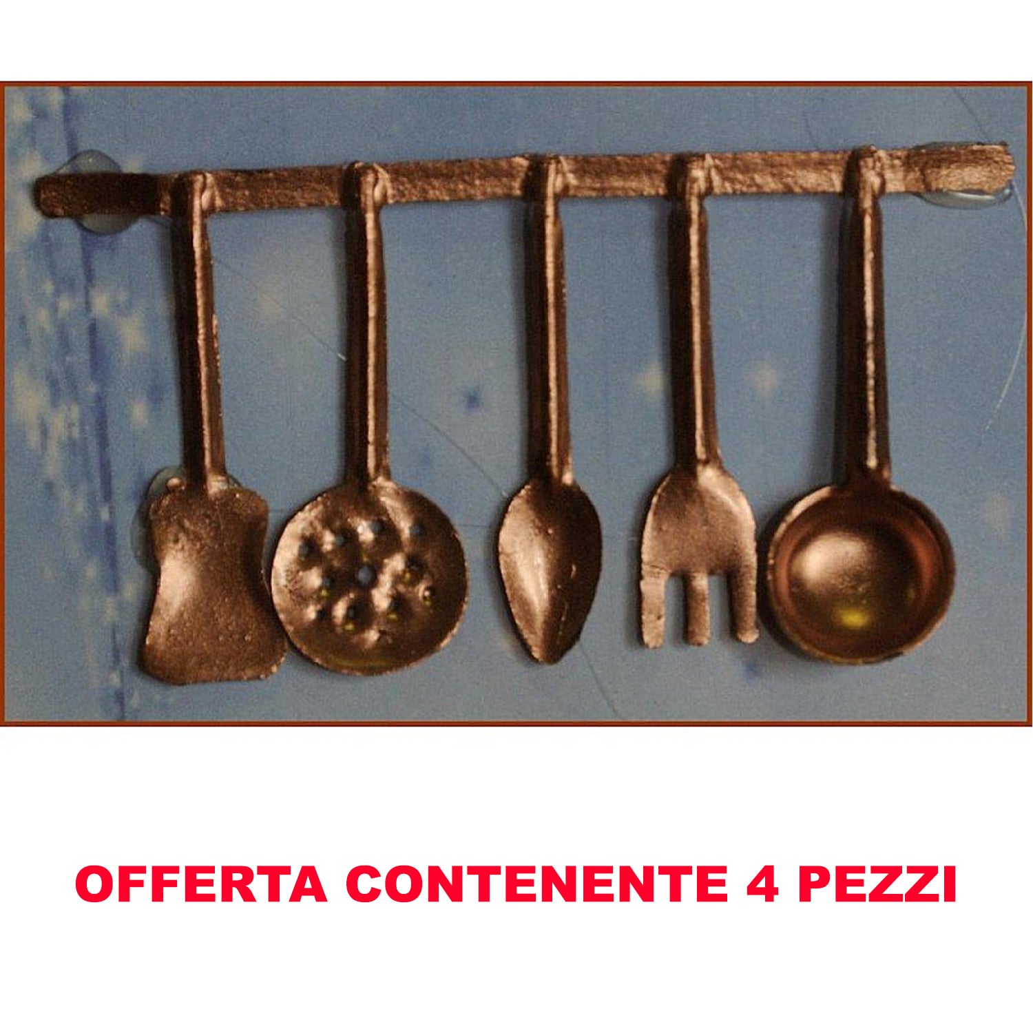 OFFERTA 4 MESTOLI 4CM CON STAFFA