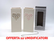 OFFERTA 12 UMIDIFICATORI IN CERAMICA CON CUORE PER TERMOSIFONI