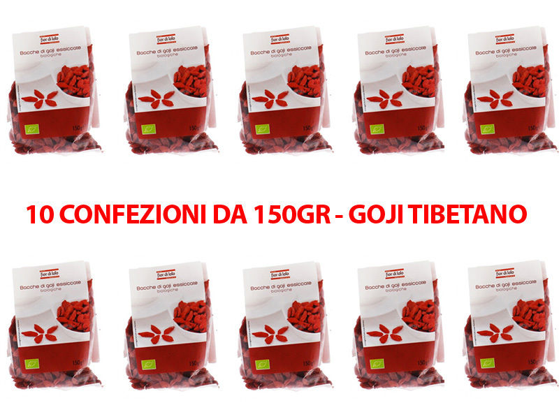 OFFERTA 10 CONFEZIONI BACCHE DI GOJI