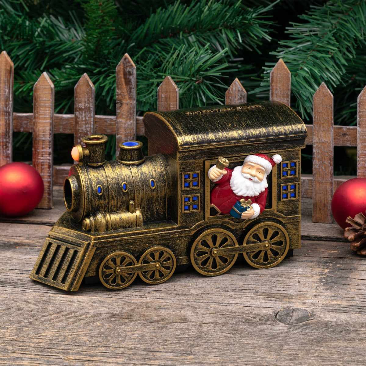 TRENINO DIFFUSORE DI PROFUMO LED 21,5XH13CM CON MUSICA