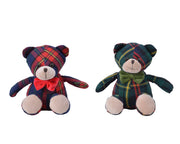 ORSETTO PELUCHES SCOZZESE 20X18X23CM MODELLO ASSORTITO