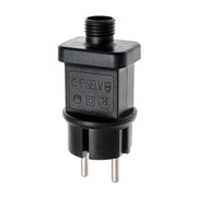 RICAMBIO TRASFORMATORE PER CATENE LUCI A LED CON SPINA EUROPEA TR24V-6W IP44 USO ESTERNO