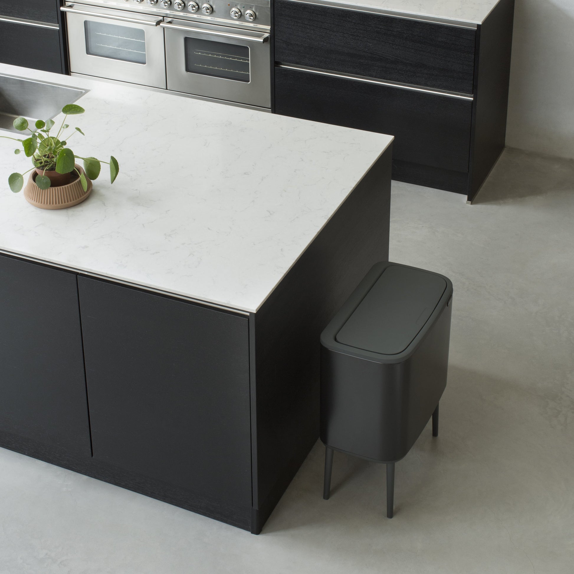 PATTUMIERA SOFT TOUCH 11+23 LT BO TOUCH BIN NERA