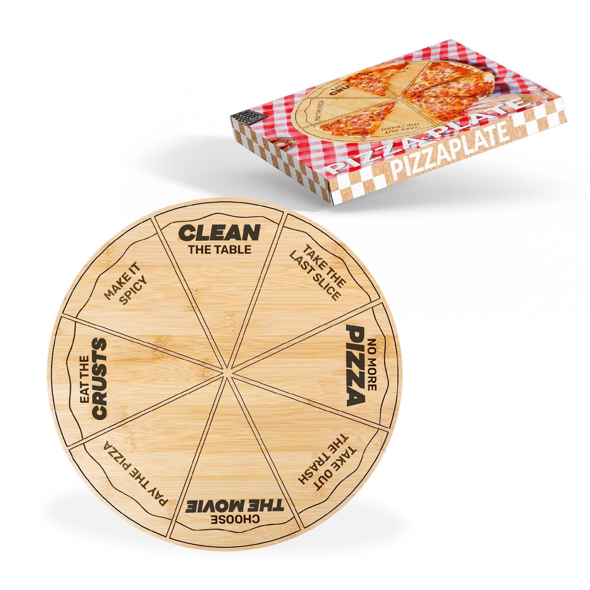 Fisura Piatto pizza in bambù D 35 cm, naturale