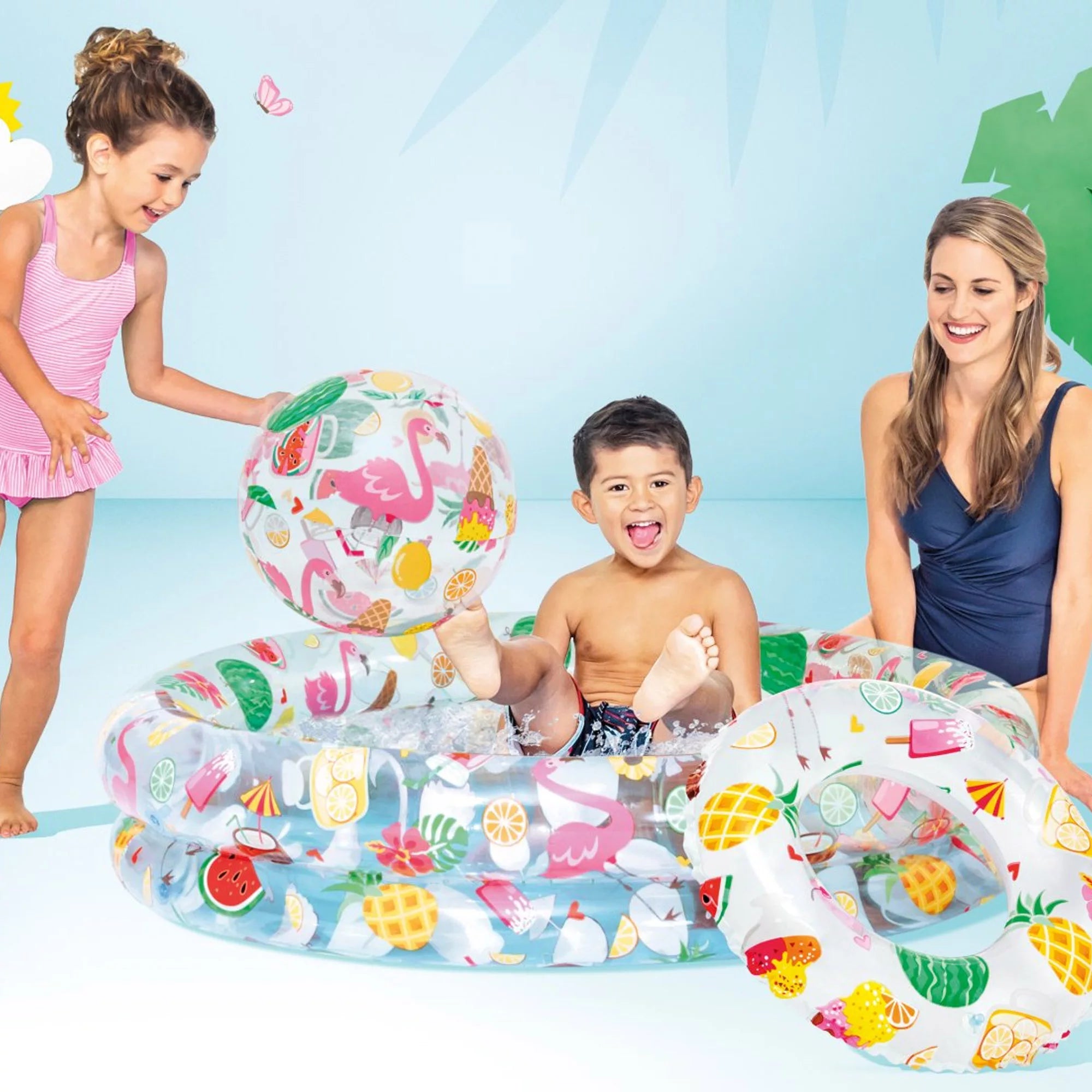 Piscine et jeu de ballons Wetset &amp; Play Center