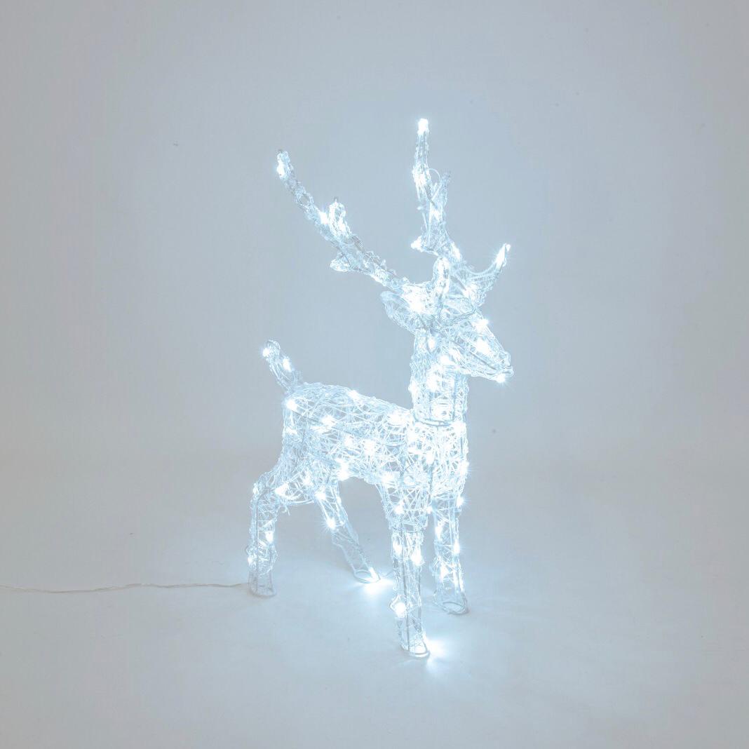 RENNA 3D 85CM 80 LED BIANCO FREDDO