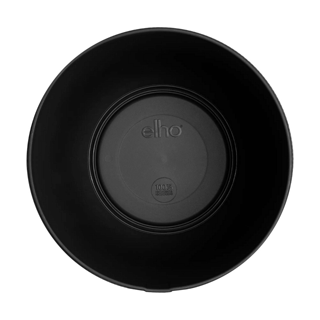 VASO JAZZ ROUND 16CM LIVING BLACK