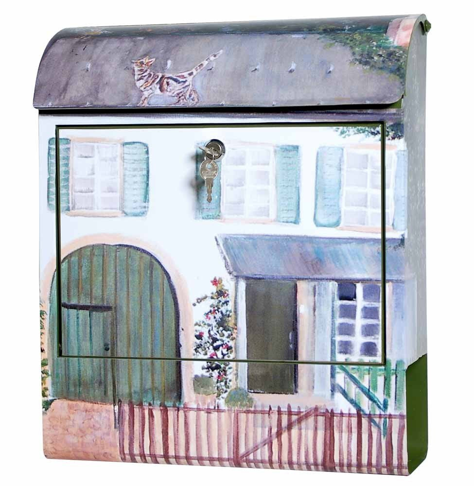 CASSETTA DELLA POSTA SONORA DECORATA CASA 45X38X12 CM