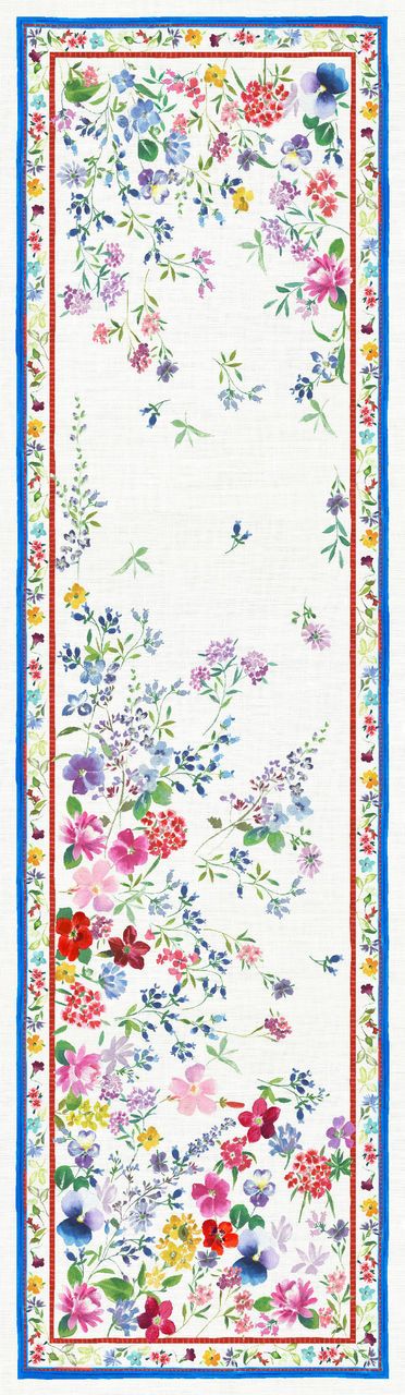 PRIMULA RUNNER TAVOLO VIS A VIS DI LINO 45X170