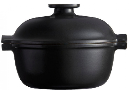COCOTTE TONDA DELIZIA IN CERAMICA 4 LITRI COLOR ARDESIA