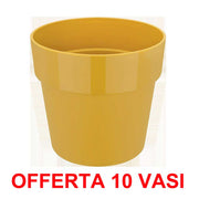 OFFERTA 10 VASO B.FOR ORIGINAL ROUND 18CM GIALLO OCRA