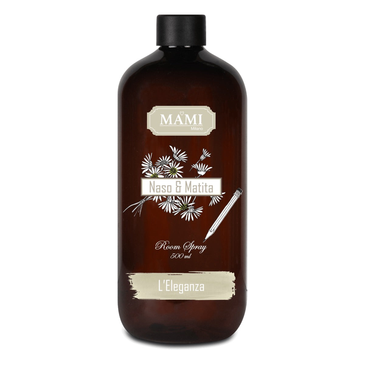 RICARICA SPRAY PER AMBIENTE NASO E MATITA 500 ML L'ELEGANZA