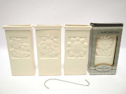 OFFERTA 4 UMIDIFICATORI IN CERAMICA CON FIORI PER TERMOSIFONI