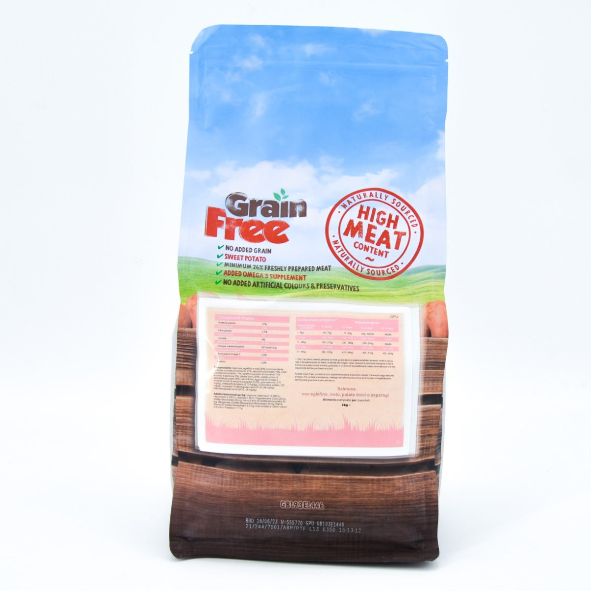 CROCCHETTE PERAGA GRAIN FREE PER CANE CUCCIOLO 12KG SALMONE