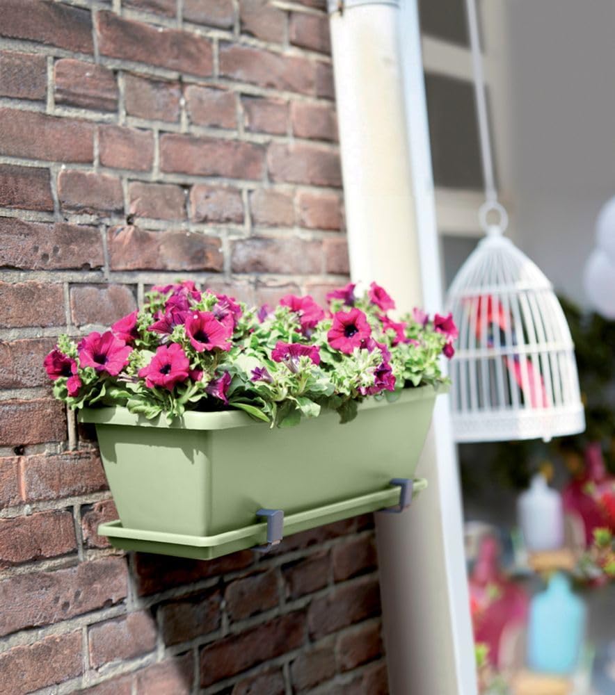 VASO FIORIERA BARCELONA TROUGH 40CM PISTACHE GREEN