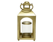 LANTERNA IN ACCIAIO 18X18X40CM COLORE ORO