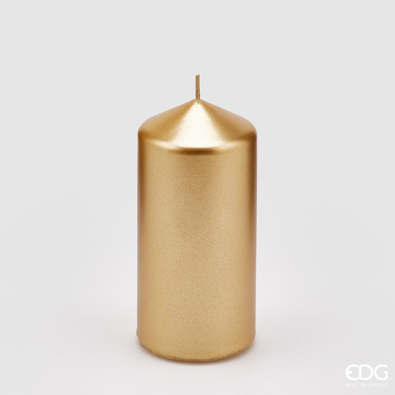 CANDELA MOCCOLO H.15 D.6,8CM ORO
