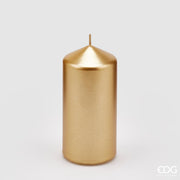 CANDELA MOCCOLO H.15 D.6,8CM ORO