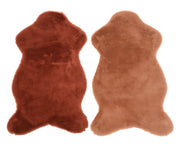 TAPPETO MARRONE IN ECOPELLICCIA 50X90X1CM A SCELTA