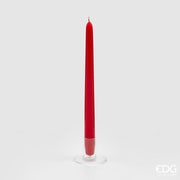 CANDELA STELO CONO 22Xh28CM ROSSA