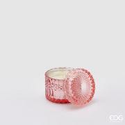 CANDELA CRYSTAL NEW H.8.5XD.9CM ROSA