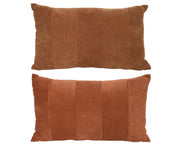 CUSCINO MARRONE CON PATCHWORK 30X50X5CM MODELLO ASSORTITO