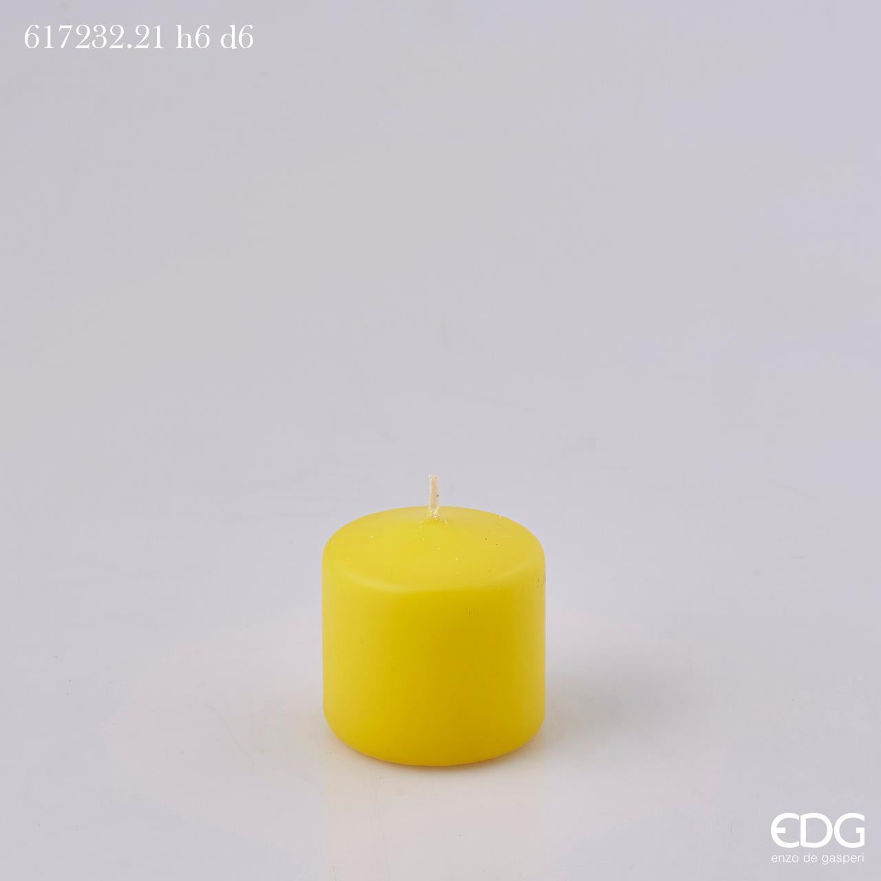 CANDELA MOCCOLO  H.6 D.6 GIALLO