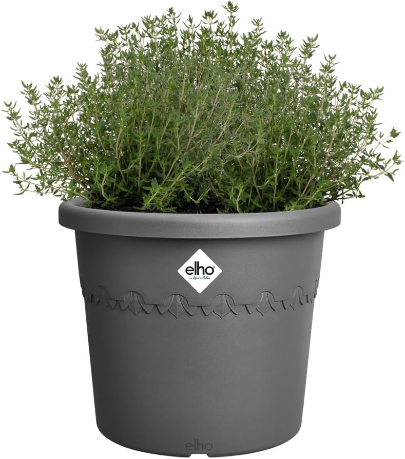 VASO ALGARVE CILINDRO 25CM ANTHRACITE