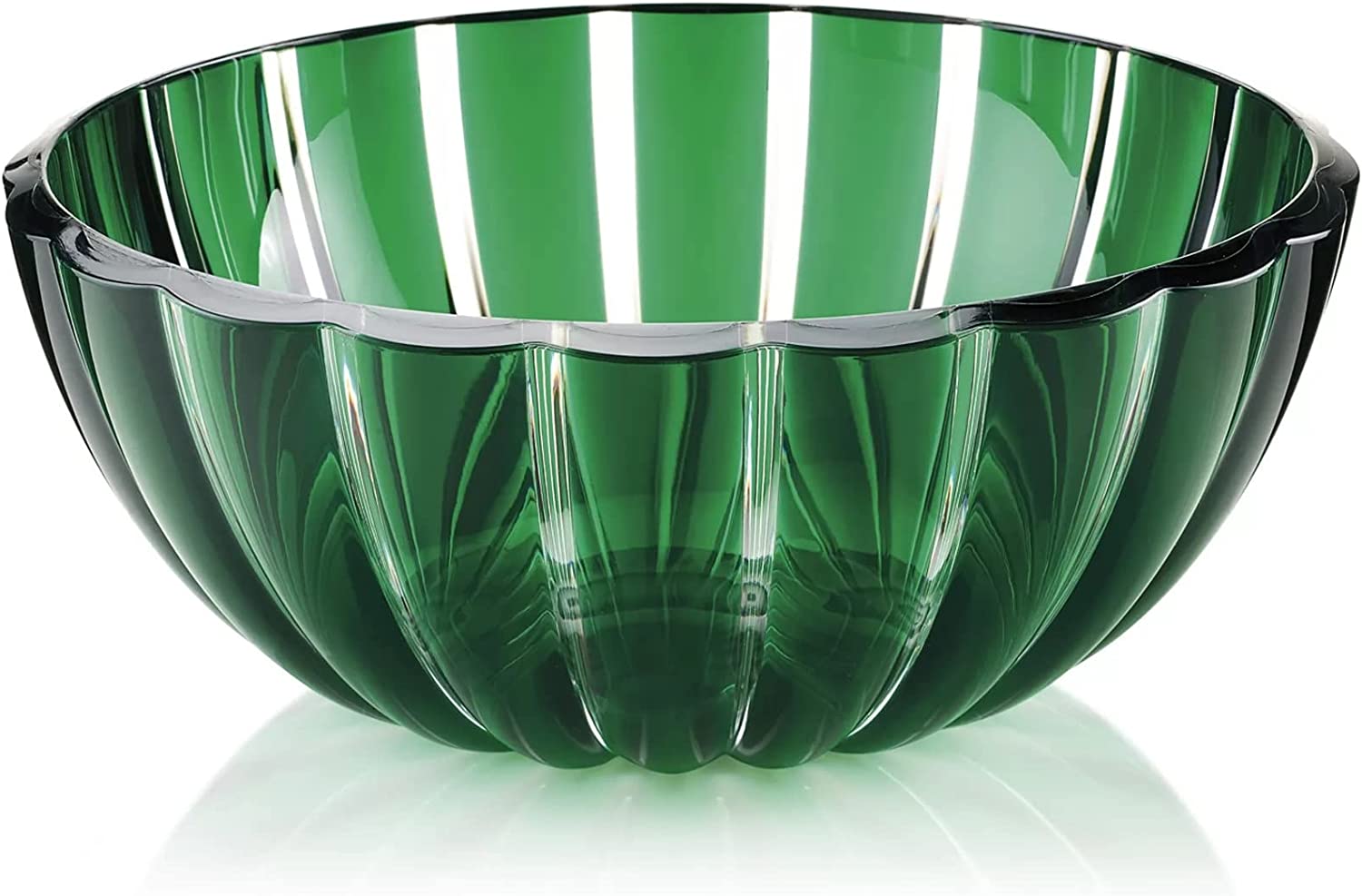 CIOTOLA L "DOLCEVITA" VERDE SMERALDO Ø25 X H10,5 CM - 3000 CC