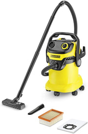 KARCHER WD 5 - ASPIRATORE SOLIDI E LIQUIDI 240 AIR WATT, SERBATOIO 25 LT
