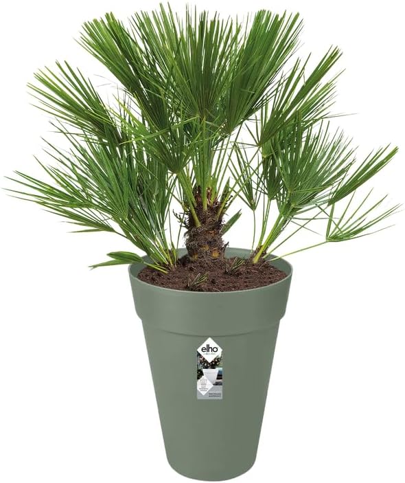 VASO LOFT URBAN ROUND HIGH 35CM PISTACHE GREEN