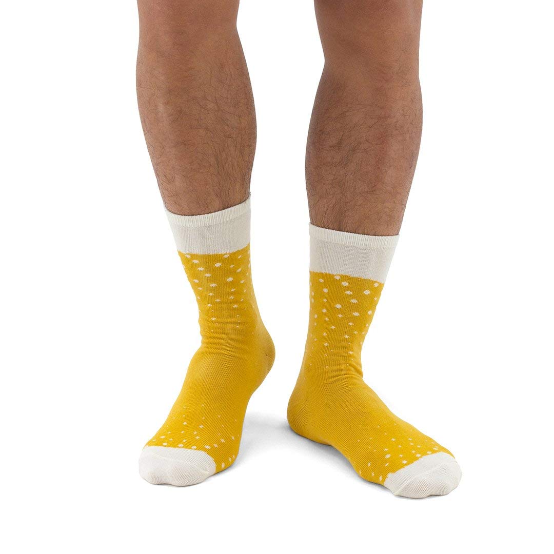 CALZE BEER SOCKS LAGER GIALLO