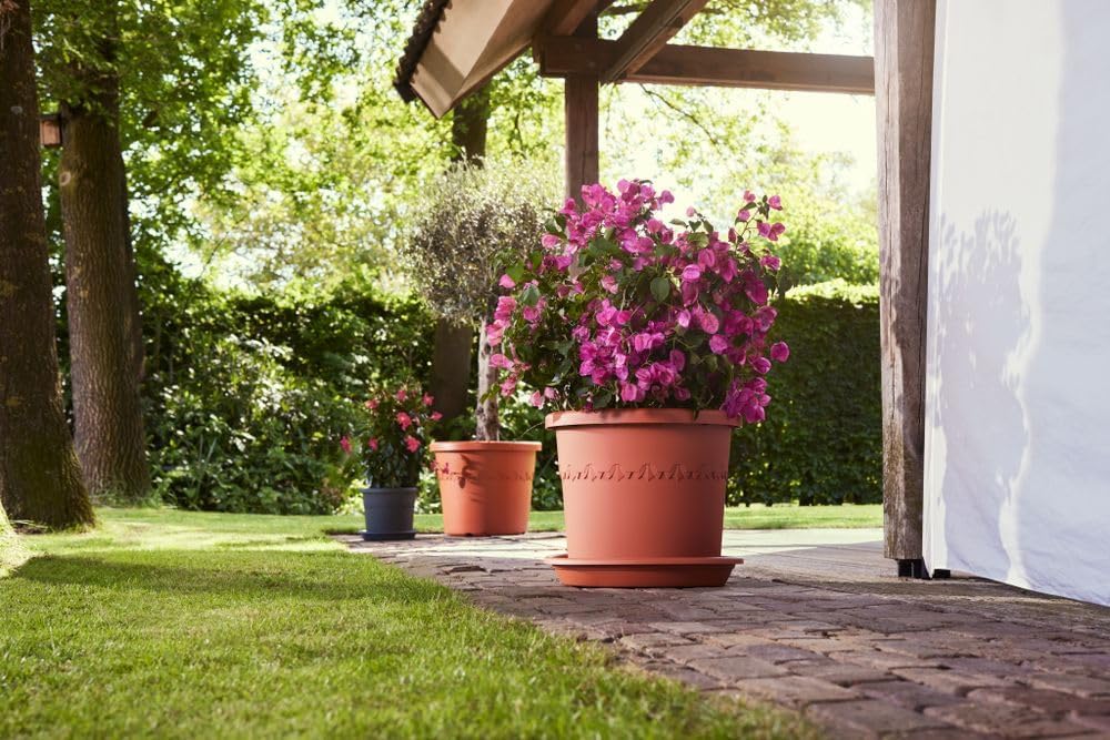 VASO ALGARVE CILINDRO 35CM TERRA