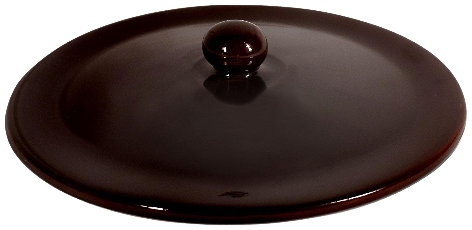 COPERCHIO IN CERAMICA MARRONE 24CM