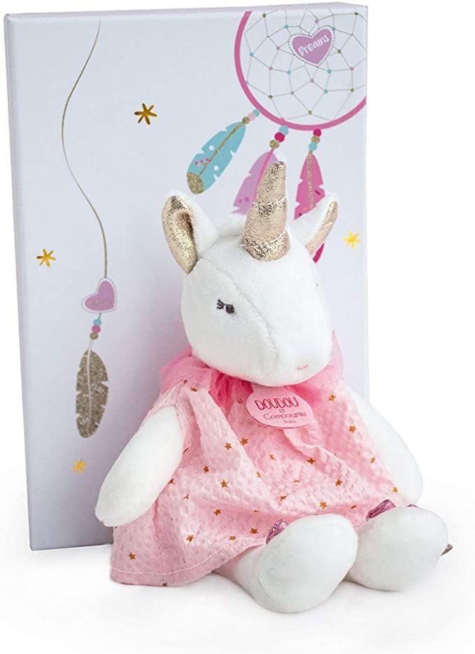 PELUCHE UNICORNO ACCHIAPPASOGNI ATTRAPE-REVE ROSA - LICORNE PANTIN
