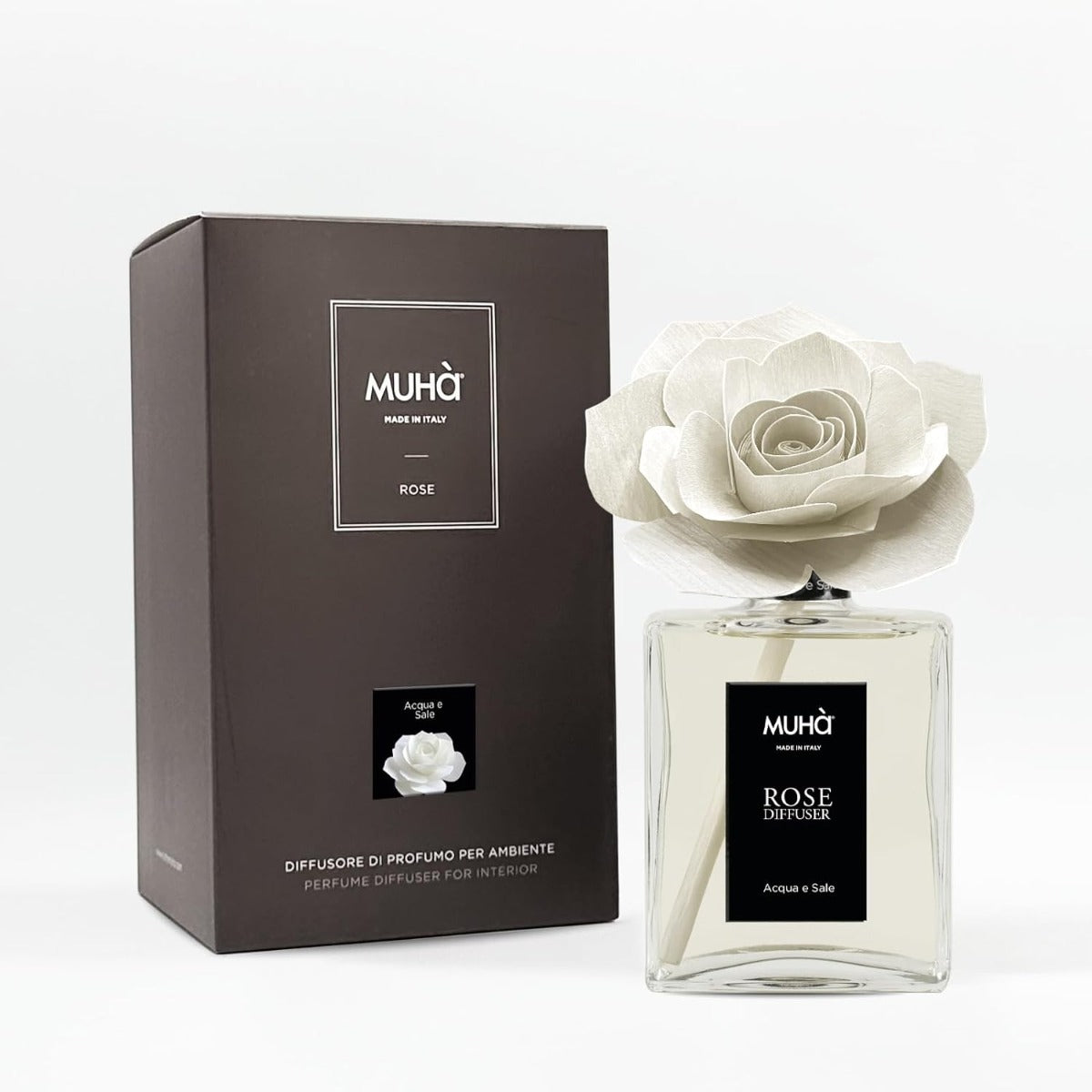 PROFUMATORE D'AMBIENTE ROSA DIFFUSER ACQUA E SALE 200 ML