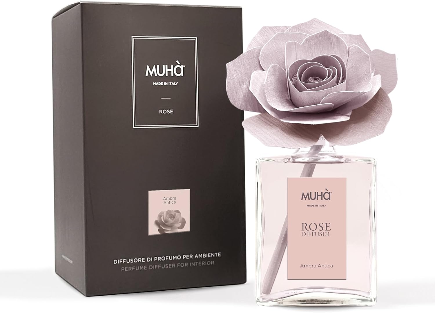 PROFUMATORE D'AMBIENTE ROSA DIFFUSER AMBRA ANTICA 200 ML
