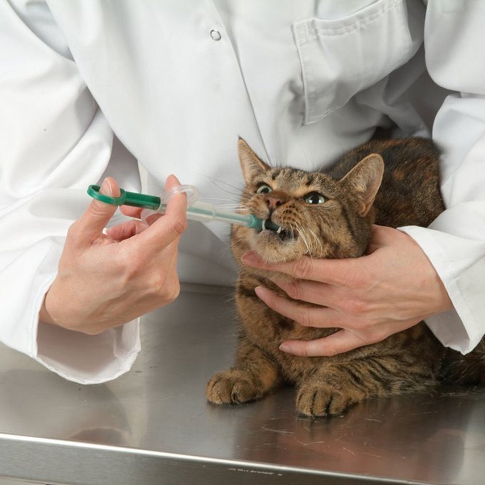 OFFERTA 3 SIRINGHE SPARAPILLOLE E LIQUIDI PER CANI E GATTI