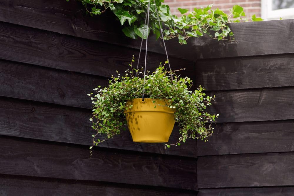 VASO VIBIA CAMPANA HANGING BASKET 26CM HONEY YELLOW